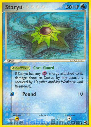 Staryu #75/101 Common - EX Hidden Legends Pokemon card