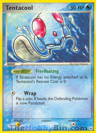 Tentacool #77/101 Common - EX Hidden Legends Pokemon card