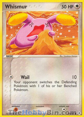 Whismur #82/101 Common - EX Hidden Legends Pokemon card