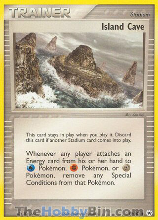 Island Cave EX Hidden Legends Uncommon #89/101