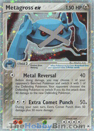 Metagross ex EX Hidden Legends Ultra Rare #95/101