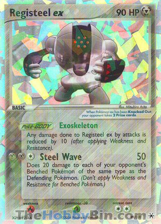 Registeel ex #99/101 Ultra Rare - EX Hidden Legends Pokemon card