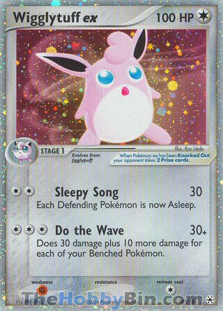 Wigglytuff ex #101/101 Ultra Rare - EX Hidden Legends Pokemon card