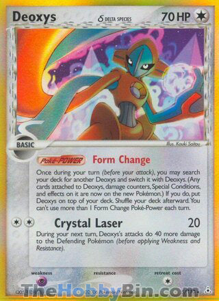 Deoxys EX Holon Phantoms Holo Rare #5/110