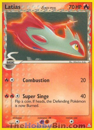 Latias #21/110 Rare - EX Holon Phantoms Pokemon card