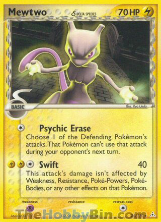 Mewtwo #24/110 Rare - EX Holon Phantoms Pokemon card