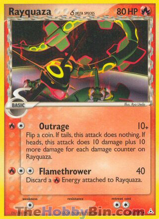 Rayquaza EX Holon Phantoms Rare #26/110