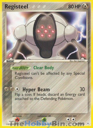 Registeel #29/110 Rare - EX Holon Phantoms Pokemon card