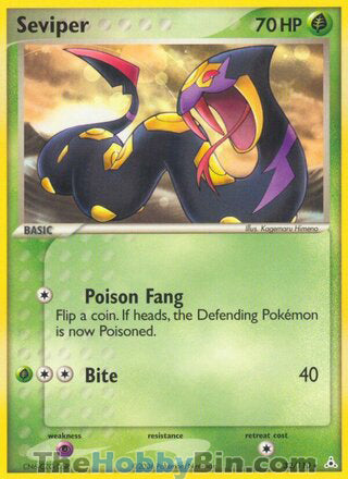 Seviper EX Holon Phantoms Rare #32/110