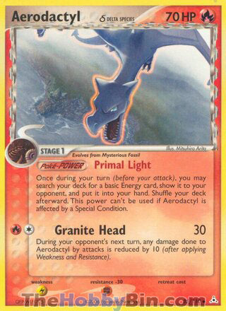 Aerodactyl #35/110 Uncommon - EX Holon Phantoms Pokemon card