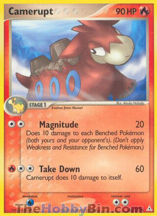Camerupt #36/110 Uncommon - EX Holon Phantoms Pokemon card