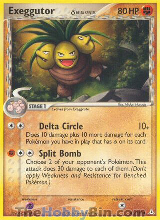 Exeggutor #41/110 Uncommon - EX Holon Phantoms Pokemon card