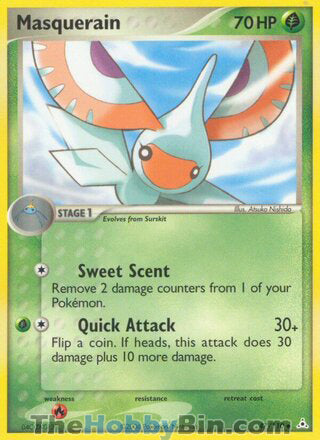 Masquerain #47/110 Uncommon - EX Holon Phantoms Pokemon card