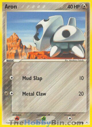 Aron #58/110 Common - EX Holon Phantoms Pokemon card