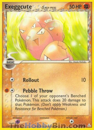 Exeggcute #65/110 Common - EX Holon Phantoms Pokemon card