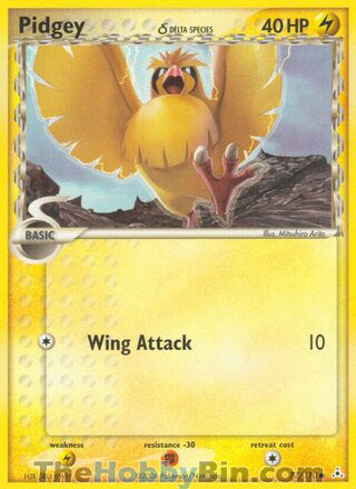Pidgey #77/110 Common - EX Holon Phantoms Pokemon card