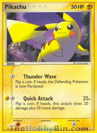 Pikachu EX Holon Phantoms Common #78/110