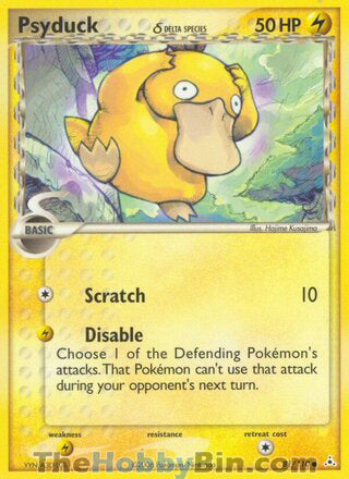 Psyduck #81/110 Common - EX Holon Phantoms Pokemon card