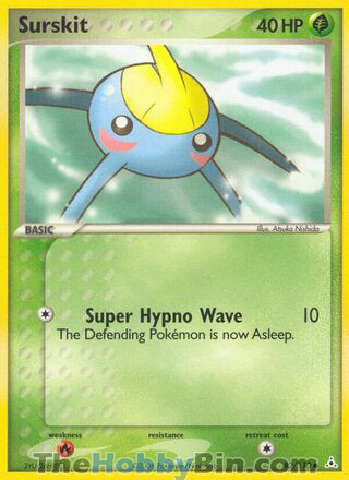 Surskit #82/110 Common - EX Holon Phantoms Pokemon card