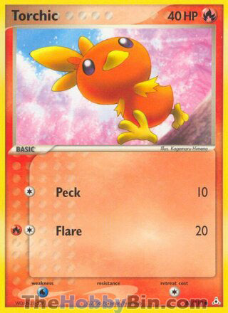 Torchic #83/110 Common - EX Holon Phantoms Pokemon card