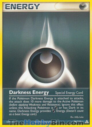 Darkness Energy EX Holon Phantoms Rare #94/110