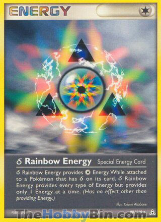 Delta Rainbow Energy #98/110 Uncommon - EX Holon Phantoms Pokemon card