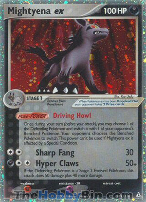 0101 Mightyena ex Ultra Rare Holon Phantoms