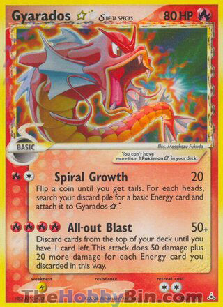 Gyarados Star #102 Ultra Rare