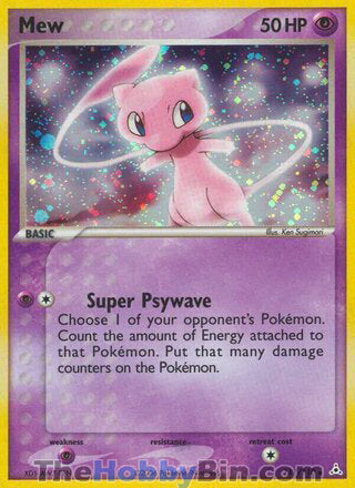 Mew #111/110 Holo Rare - EX Holon Phantoms Pokemon card