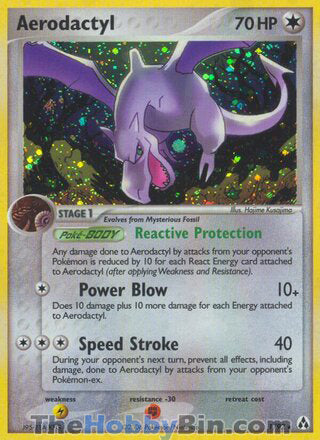 Aerodactyl EX Legend Maker Holo Rare #1/92