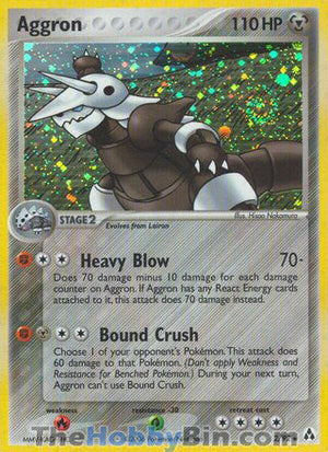0002 Aggron Holo Rare Legend Maker