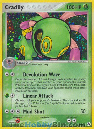 0003 Cradily Holo Rare Legend Maker