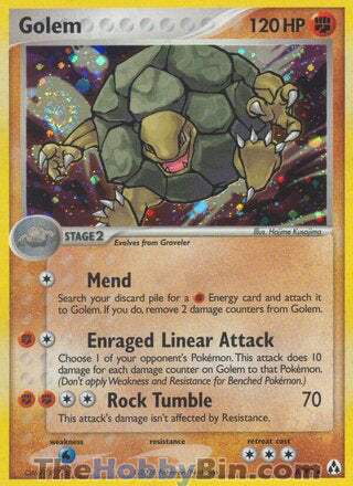 Golem EX Legend Maker Holo Rare #6/92