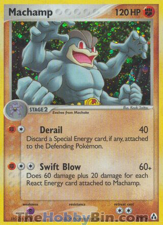 0009 Machamp Holo Rare Legend Maker