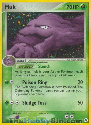 Muk EX Legend Maker Holo Rare #11/92