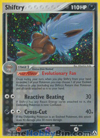 0012 Shiftry Holo Rare Legend Maker