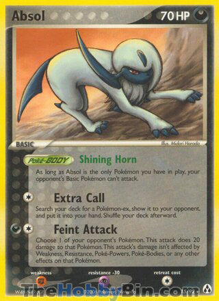 Absol #15/92 Rare - EX Legend Maker Pokemon card