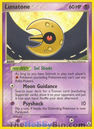 0020 Lunatone Rare Legend Maker