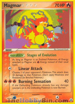 Magmar EX Legend Maker Rare #21/92