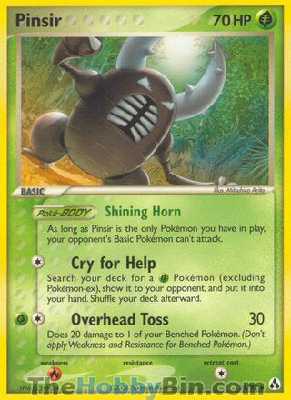 Pinsir #24/92 Rare - EX Legend Maker Pokemon card