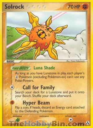 0025 Solrock Rare Legend Maker