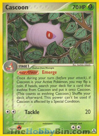 Cascoon #30/92 Uncommon - EX Legend Maker Pokemon card