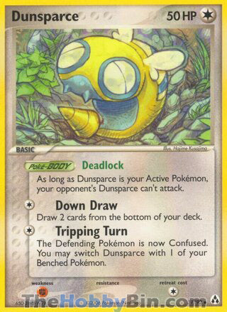 Dunsparce EX Legend Maker Uncommon #31/92