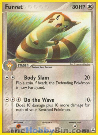 Furret EX Legend Maker Uncommon #33/92