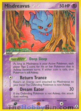 Misdreavus #40/92 Uncommon - EX Legend Maker Pokemon card