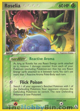 Roselia #42/92 Uncommon - EX Legend Maker Pokemon card