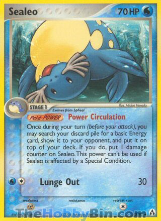 Sealeo #43/92 Uncommon - EX Legend Maker Pokemon card