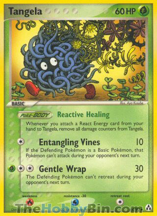 Tangela #44/92 Uncommon - EX Legend Maker Pokemon card