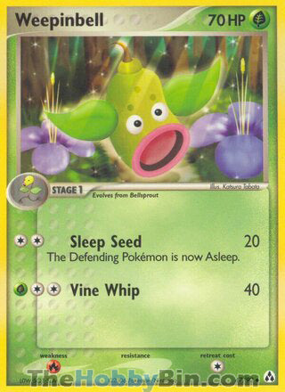 Weepinbell #47/92 Uncommon - EX Legend Maker Pokemon card