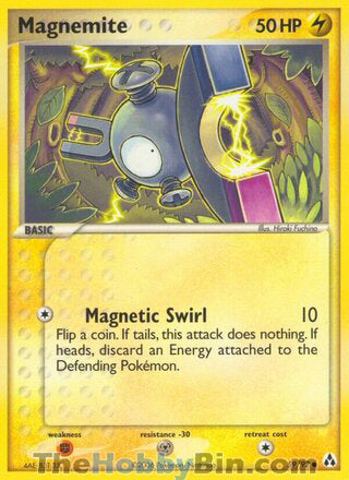 Magnemite #59/92 Common - EX Legend Maker Pokemon card